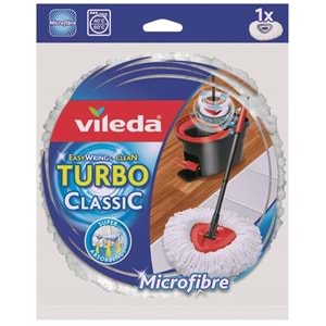 Vileda Turbo Yedek Mop Paspas Ucu (%100 Mikrofiber) (6 Lı Set)