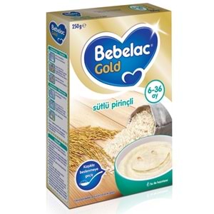 Bebelac Gold Kaşık Maması 250Gr Sütlü Pirinçli 6 Lı Set