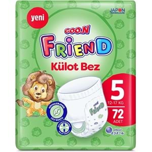 Goon Friend Külot Bebek Bezi Beden:5 (12-17KG) Junior 216 Adet Aylık Fırsat Pk