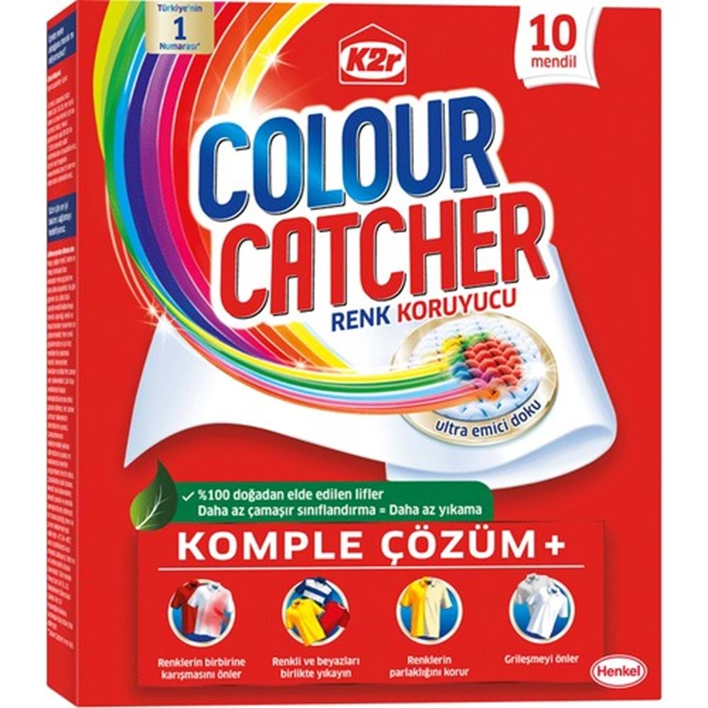 K2R Colour Catcher Renk Koruyucu Mendil 20 Li Set (2PK*10)