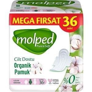 Molped Pure&Soft Hijyenik Ped Uzun 648 (18PK*36) Adet Mega Pk