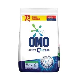 Omo Matik Çamaşır Deterjanı 30KG Active Oxygen / Beyazlar İçin (4PK*7.5KG) (200 Yıkama)